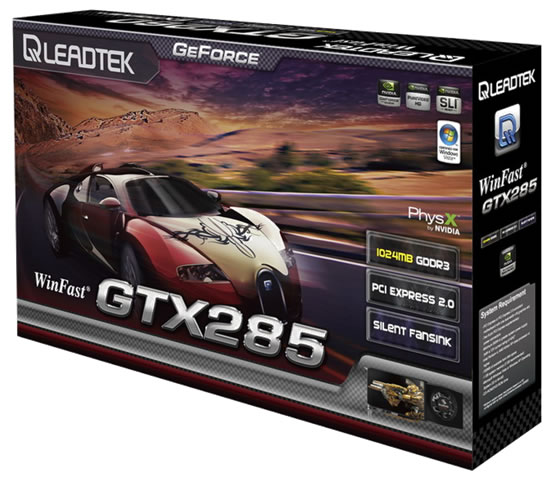 LEADTEK�AGeForce GTX285 TV-Out������Ver.2�uWinFast GTX285 1GB GDDR3 V2�v